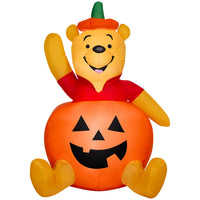 Disney 3 ft. LED Prelit Pooh in Pumpkin-SM Inflatable