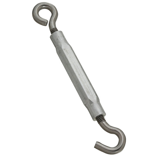 National Hardware Aluminum/Stainless Steel Turnbuckle 175 lb. cap. 9 in. L (Pack of 10).