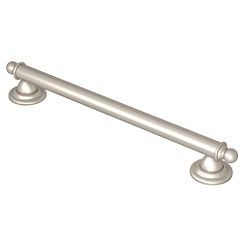 BRUSHED NICKEL 24" DESIGNER GRAB BAR