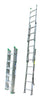 Werner 16 ft. H Aluminum Extension Ladder Type II 225 lb. capacity