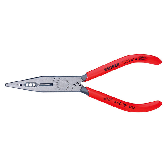 Knipex 6-1/4 in. Steel Electrician Electrical Pliers Red 1 pk