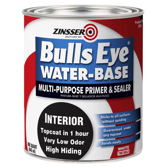 Zinsser 2244 1 Quart Bulls Eye® Water Base Primer & Sealer  (Pack Of 6)