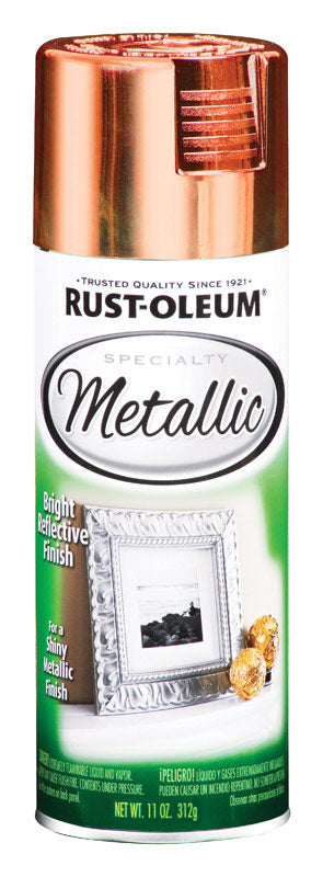 Rust-Oleum Specialty Metallic Copper Spray Paint 11 oz. (Pack of 6)