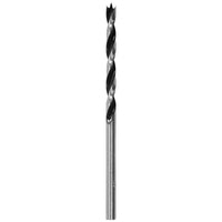 Irwin 1/4 in. X 3-31/32 in. L Steel Brad Point Drill Bit Round Shank 1 pc