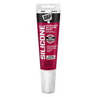 DAP White Silicone Kitchen and Bath Sealant 2.8 oz (Pack of 6)