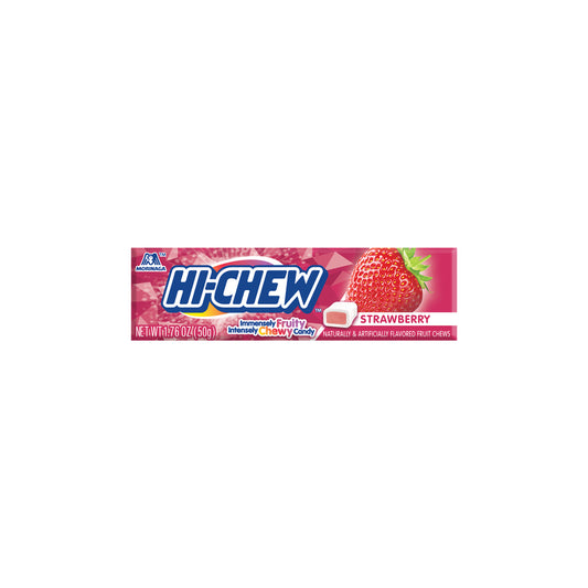 Morinaga Hi-Chew Strawberry Candy 1.76 oz (Pack of 15)