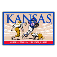 University of Kansas Ticket Stub Rug - 19in. X 30in.
