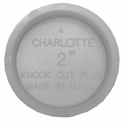 Charlotte Pipe 2 in. PVC Test Cap