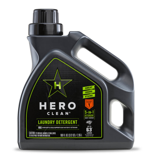 Hero Clean Juniper Scent Laundry Detergent Liquid 100 oz. (Pack of 4)