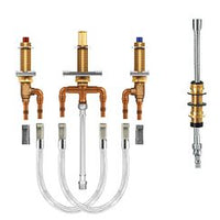 Roman tub with diverter 10" - 24" center 1/2" CPVC crimp ring PEX connection