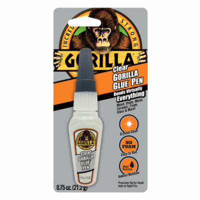 Gorilla Extra Strength Glue Pen 0.75 oz. (Pack of 6)