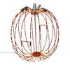 Celebrations White 216 ct 16 in. LED Prelit Tall Foldable Pumpkin Tabletop Decor