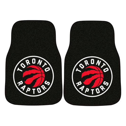 NBA - Toronto Raptors Carpet Car Mat Set - 2 Pieces