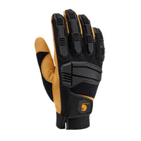 Carhartt Men's Indoor/Outdoor Knuckler Gloves Black/Yellow XL 1 pair