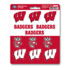 University of Wisconsin 12 Count Mini Decal Sticker Pack