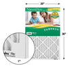AAF Flanders NaturalAire 20 in. W X 36 in. H X 1 in. D Pleated 8 MERV Pleated Air Filter 1 pk (Pack of 12)