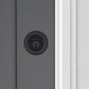 Kwikset Matte Black Single Cylinder Deadbolt 2-3/4 in.