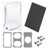 Sigma Engineered Solutions Rectangle Metal 1 gang Universal Cover
