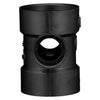 Charlotte Pipe 3 in. Hub X 1-1/2 in. D Hub ABS Sanitary Tee