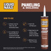 Liquid Nails Paneling & Molding High Strength Paste Adhesive 10 oz. (Pack of 12)