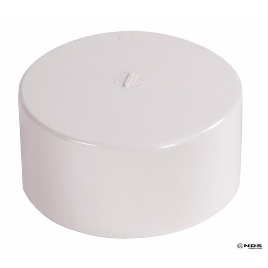 Plastic Trends PVC Lead-Free Drain Cap 6 x 6 Hub in. for Sewer Pipe