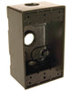 Bell 18.30 cu in Rectangle Aluminum 1 gang Weatherproof Box Bronze