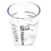 Chef Craft 1/8 cups Plastic Clear Measuring Cup (Pack of 3)