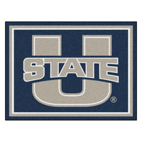 Utah State University 8ft. x 10 ft. Plush Area Rug