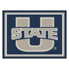 Utah State University 8ft. x 10 ft. Plush Area Rug