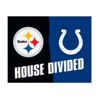 NFL House Divided - Steelers / Colts House Divided Rug