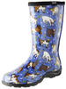 Sloggers Women's Garden/Rain Boots 6 US Sky Blue
