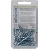 Bore-Fast 3/16 in. D X 1-1/2 in. L Steel Pan Head Screw and Anchor 25 pc (Pack of 5)