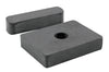 Magnet Source .25 in. L X 1 in. W Black Block Magnets 0.6 lb. pull 500 pc