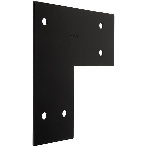 1185BC Correa en L de 5" x 11-1/4" x 11-1/4" de estilo indio, color negro