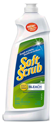 Soft Scrub No Scent Heavy Duty Cleaner 24 oz Cream (Pack of 8)