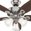 Hunter Builder 42 in. Brushed Nickel LED Indoor Ceiling Fan