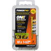 Hillman POWERPRO ONE No. 10  S X 1-1/2 in. L Star Flat Head Multi-Material Screw  (Pack of 5)