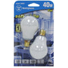 Westinghouse 40 watts A15 A-Line Incandescent Bulb E17 (Intermediate) Soft White 2 pk (Pack of 6)