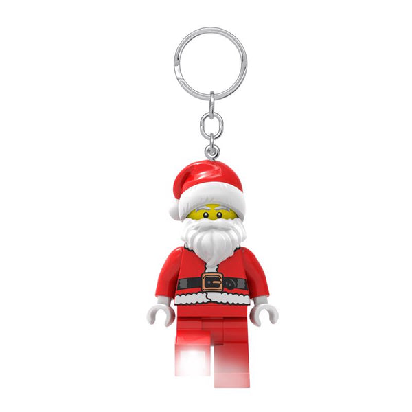 LEGO Classic Plastic Red/White Santa Keychain w/LED Light (Pack of 6)