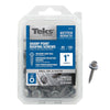 Teks No. 9 X 1 in. L Hex Drive Hex Washer Head Roofing Screws 120 pk
