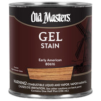 Old Masters Semi-Transparent Early American Oil-Based Alkyd Gel Stain 0.5 pt