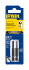 Irwin Impact Performance Series Square #1 X 2 in. L Power Bit Steel 2 pc