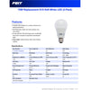 Feit A19 E26 (Medium) LED Bulb Soft White 75 Watt Equivalence 2 pk