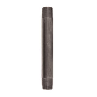BK Products 1/2 in. MPT x 6 in. L Black Steel Nipple (Pack of 5)