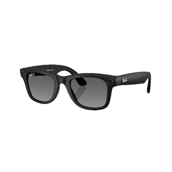 Ray-Ban META WAYFARER - GEN 2 Smart Sunglasses Unisex Matte Black Frame Graphite Lens Polarized