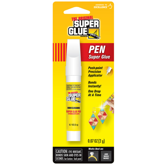 The Original Super Glue Corporation High Strength Cyanoacrylate Super Glue Pen Liquid 0.07 oz.