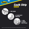 Homax White Silicone Caulk Strips 7/8 in. x 16 ft. for Floor & Tub Surface (Pack of 4)