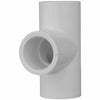 Charlotte Pipe Schedule 40 1/2 in. Slip x 3/4 in. Dia. Slip PVC Reducing Tee (Pack of 25)