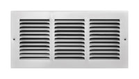 Tru Aire 6 in. H X 14 in. W 1-Way Powder Coat White Steel Return Air Grille - Deal of The Week
