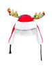 Dyno Antler Antler Santa Hat Red/White Plush 1 (Pack of 12)